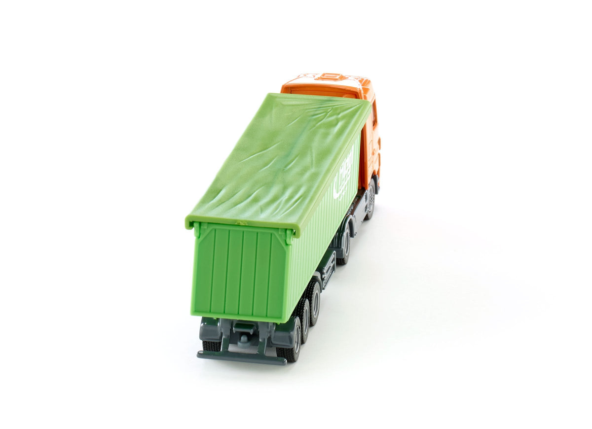 Siku 1:87 Mercedes Actros with Roof Trailer-SKU1796-Animal Kingdoms Toy Store