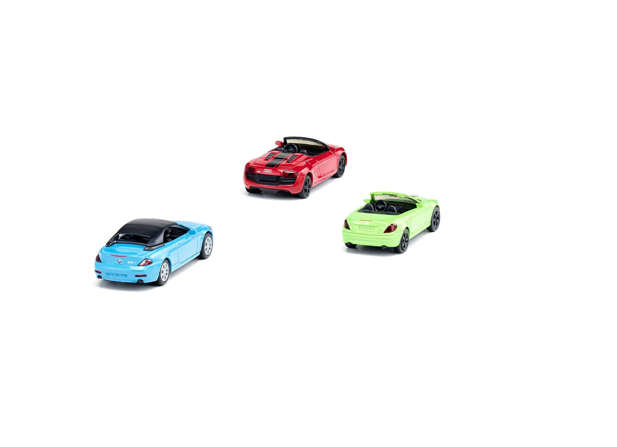 Siku 3pc Convertible Car Set-SKU6314-Animal Kingdoms Toy Store