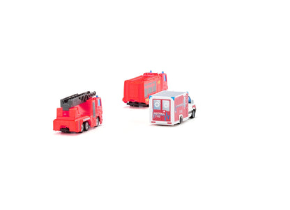 Siku 3 Piece Fire Emergency Set-SKU6326-Animal Kingdoms Toy Store