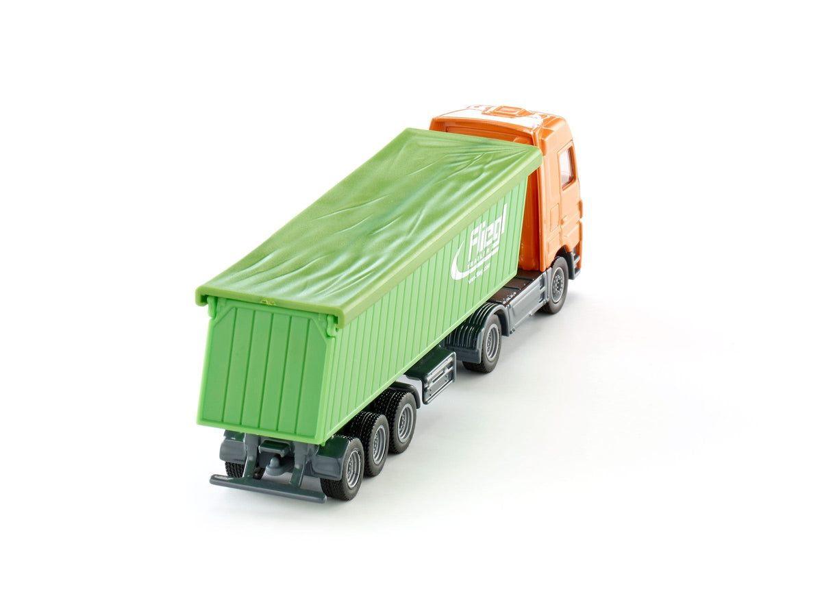 Siku 1:87 Mercedes Actros with Roof Trailer-SKU1796-Animal Kingdoms Toy Store