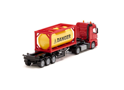 Siku 1:50 Mercedes Actros with Tank Container-SKU3922-Animal Kingdoms Toy Store