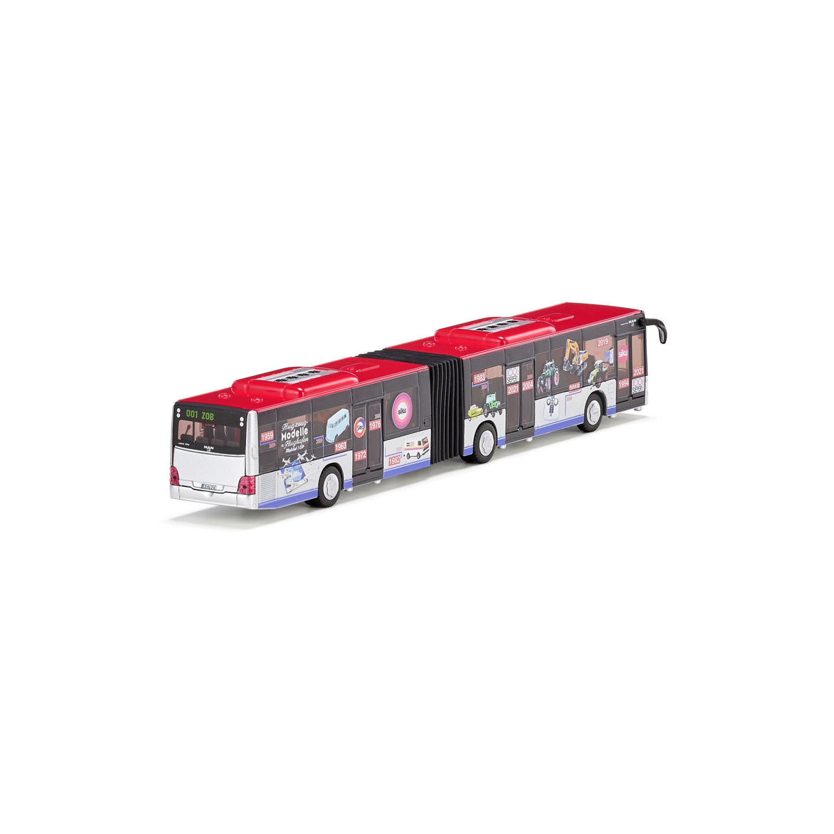 Siku 1:50 MAN Timeline Articulated Bus 100 Year Anniversary Edition-SKU3739-Animal Kingdoms Toy Store
