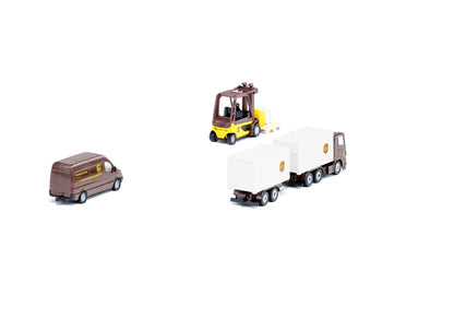 Siku 4pc UPS Logistics Set-SKU6324-Animal Kingdoms Toy Store