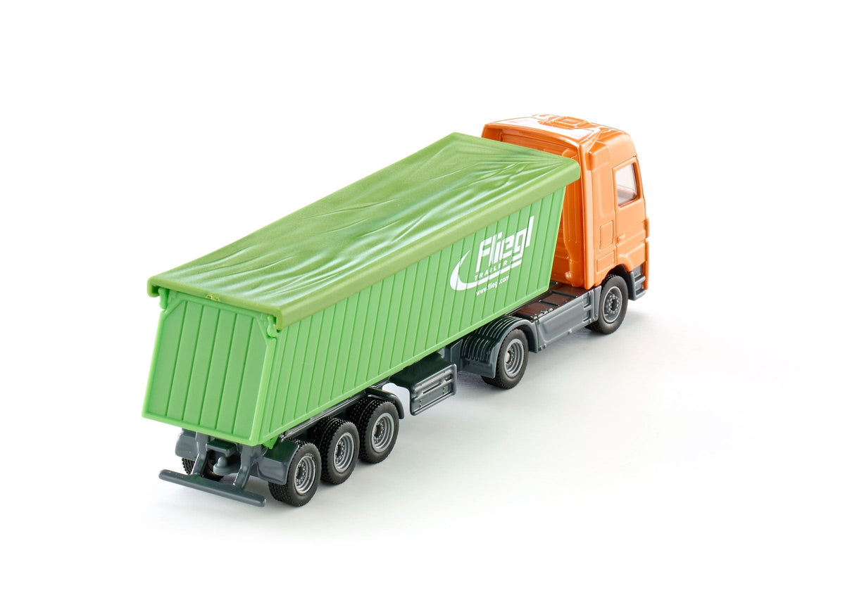 Siku 1:87 Mercedes Actros with Roof Trailer-SKU1796-Animal Kingdoms Toy Store