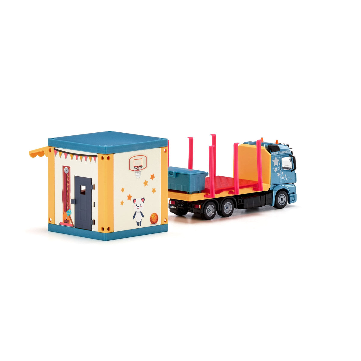 Siku 1:50 Mercedes Actros Prefab House Transporter-SKU3562-Animal Kingdoms Toy Store