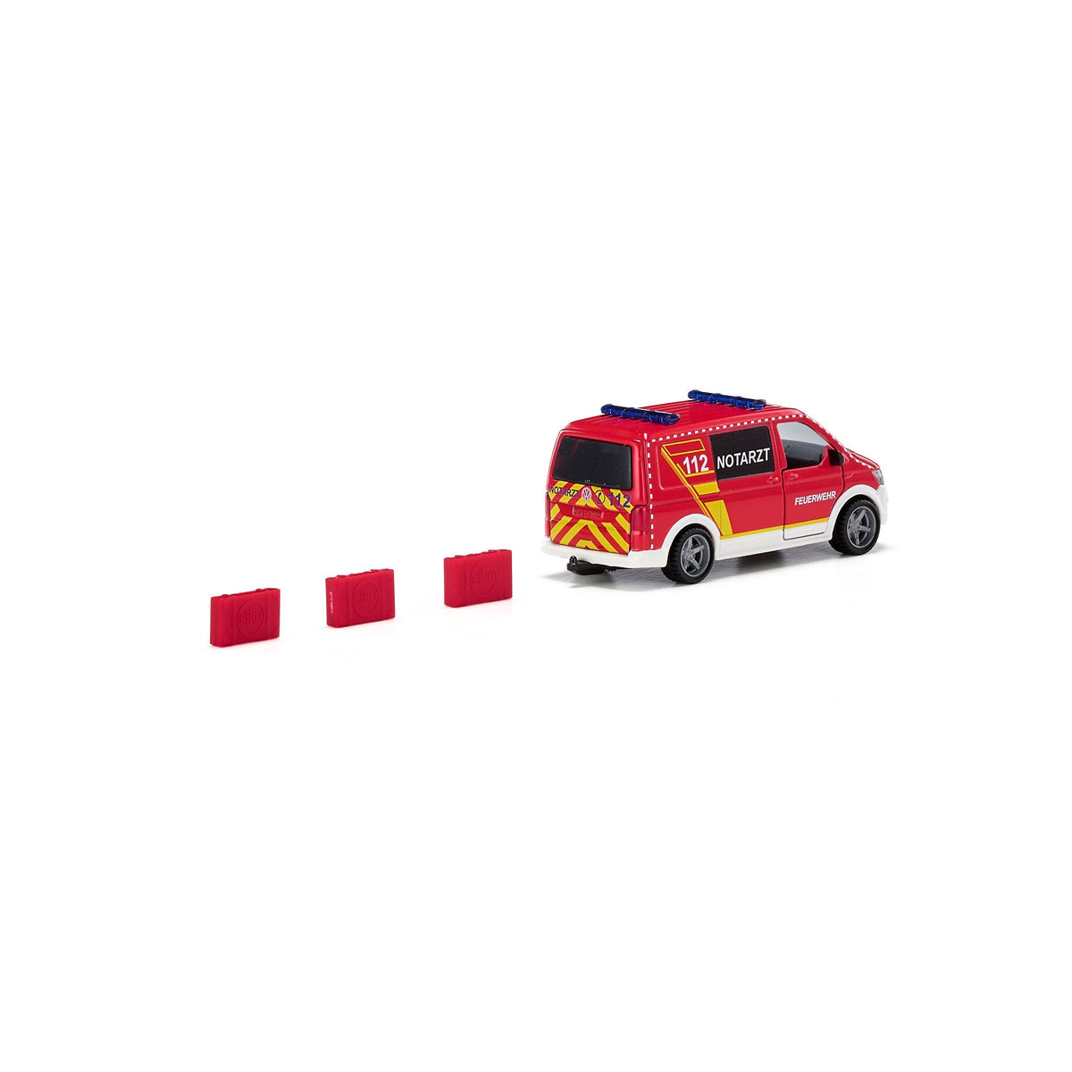 Siku VW T6 Fire Department Emergency Van-2116-Animal Kingdoms Toy Store