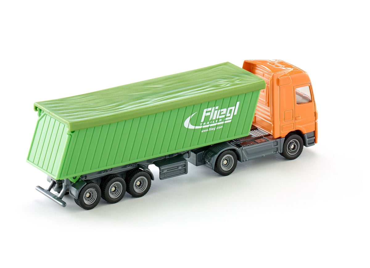 Siku 1:87 Mercedes Actros with Roof Trailer-SKU1796-Animal Kingdoms Toy Store