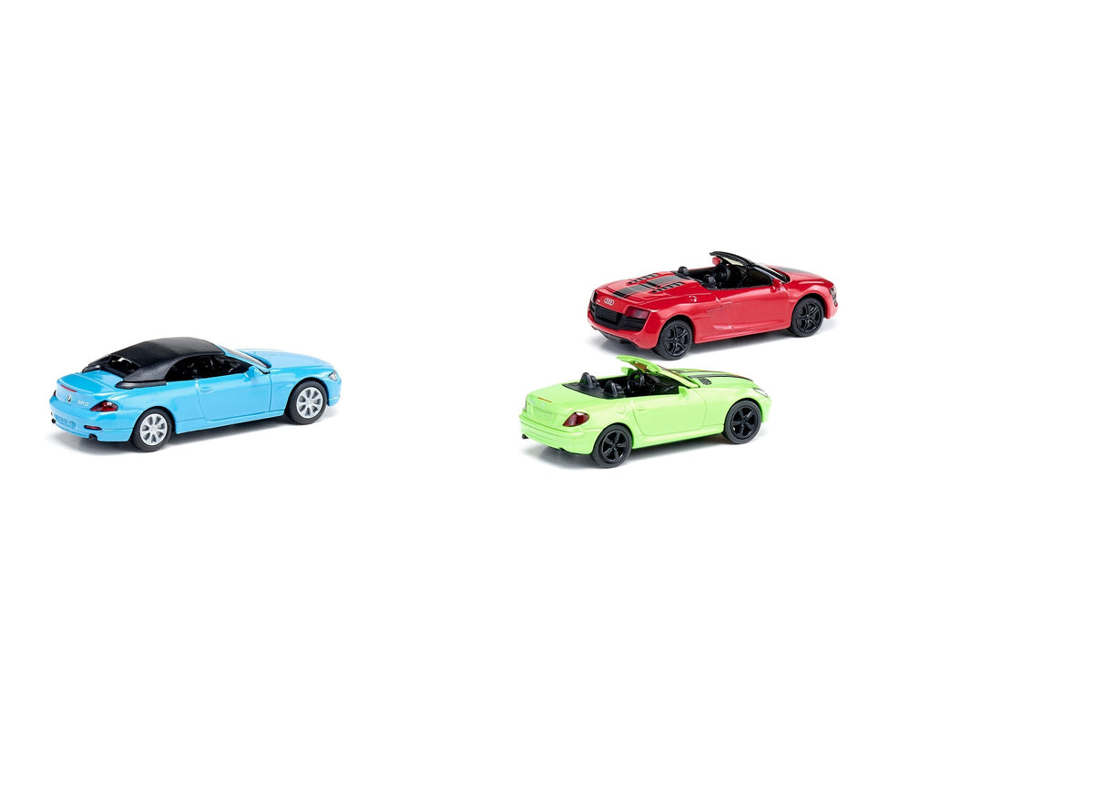 Siku 3pc Convertible Car Set-SKU6314-Animal Kingdoms Toy Store