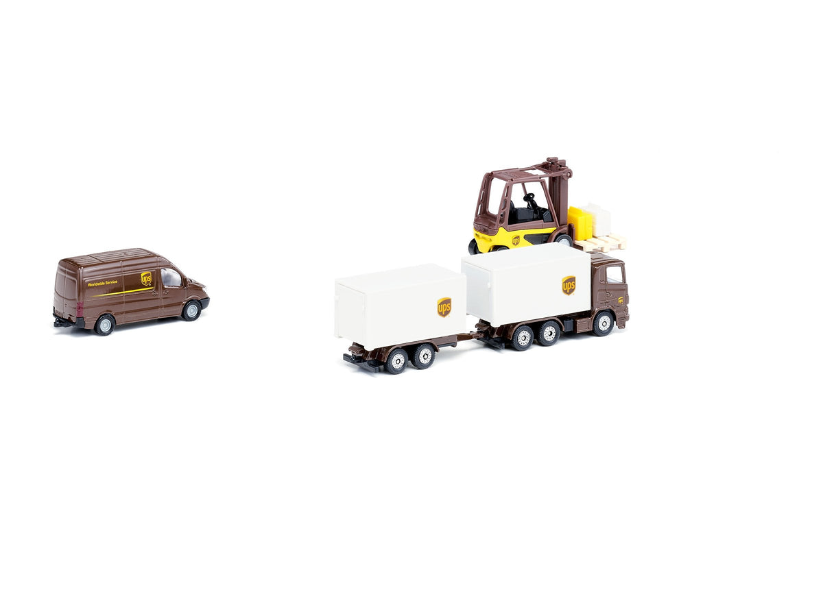 Siku 4pc UPS Logistics Set-SKU6324-Animal Kingdoms Toy Store