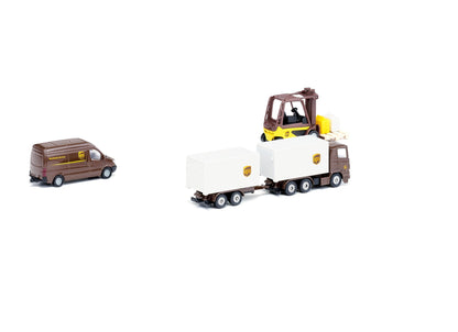 Siku 4pc UPS Logistics Set-SKU6324-Animal Kingdoms Toy Store