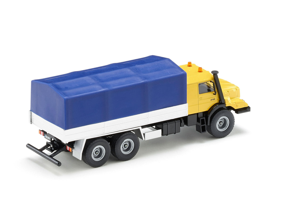 Siku 1:50 Mercedes Zetros with Covered Tray-SKU3547-Animal Kingdoms Toy Store