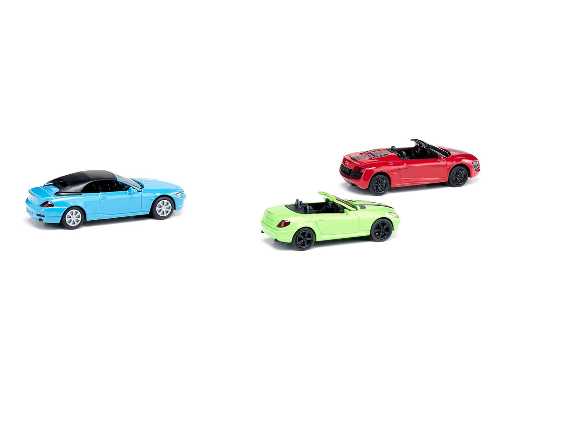 Siku 3pc Convertible Car Set-SKU6314-Animal Kingdoms Toy Store