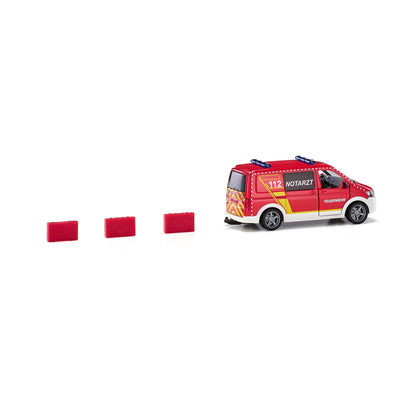 Siku VW T6 Fire Department Emergency Van-2116-Animal Kingdoms Toy Store
