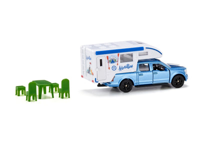 Siku Ford F150 Pick Up Camper-SKU1693-Animal Kingdoms Toy Store