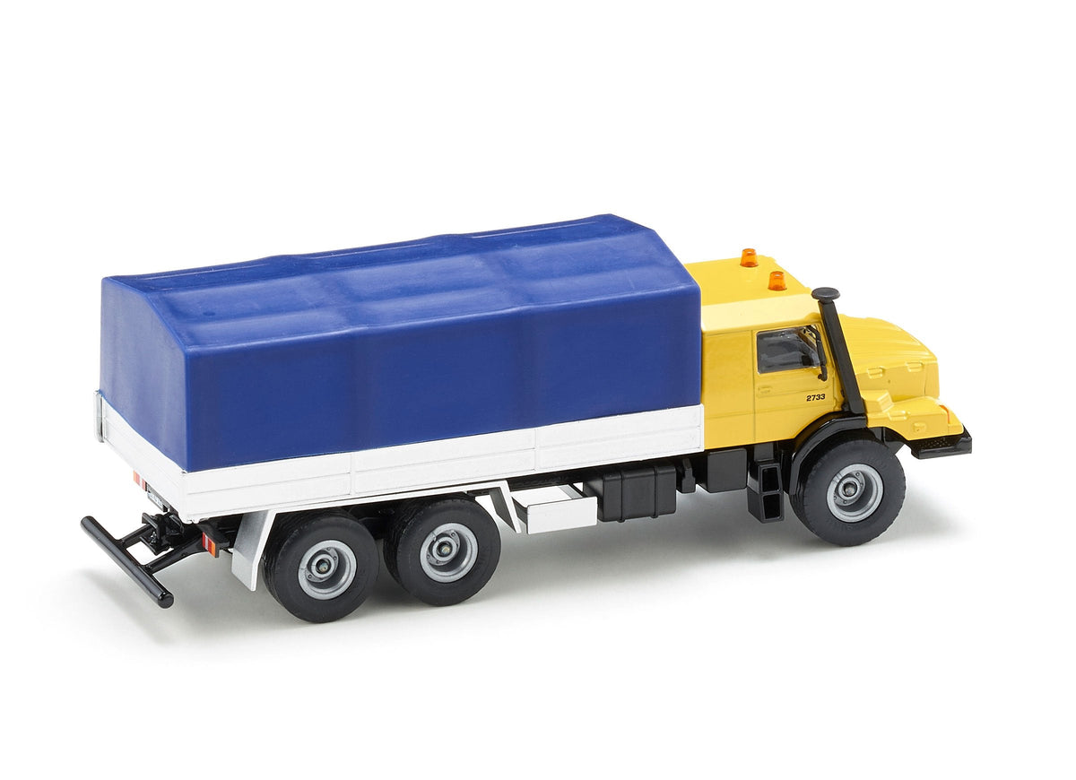Siku 1:50 Mercedes Zetros with Covered Tray-SKU3547-Animal Kingdoms Toy Store
