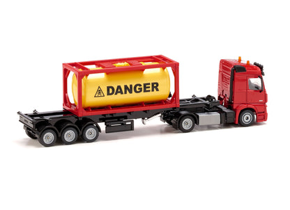 Siku 1:50 Mercedes Actros with Tank Container-SKU3922-Animal Kingdoms Toy Store