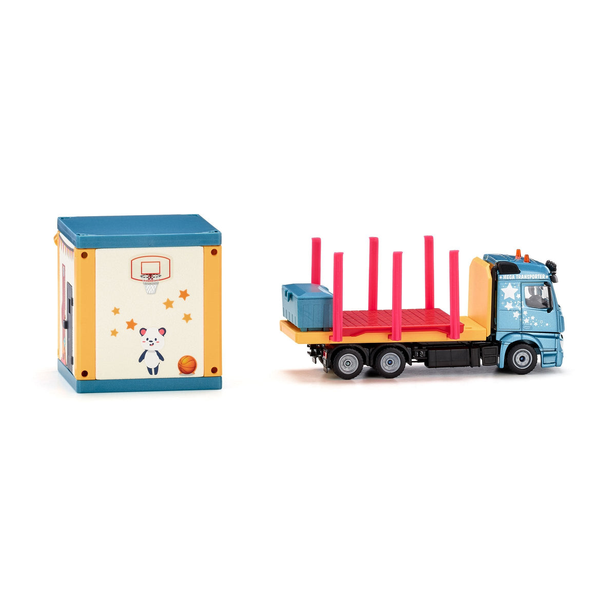 Siku 1:50 Mercedes Actros Prefab House Transporter-SKU3562-Animal Kingdoms Toy Store