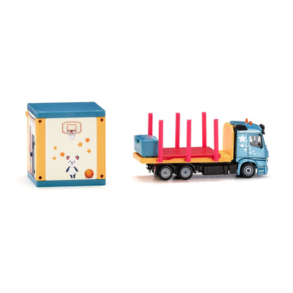 Siku 1:50 Mercedes Actros Prefab House Transporter-SKU3562-Animal Kingdoms Toy Store