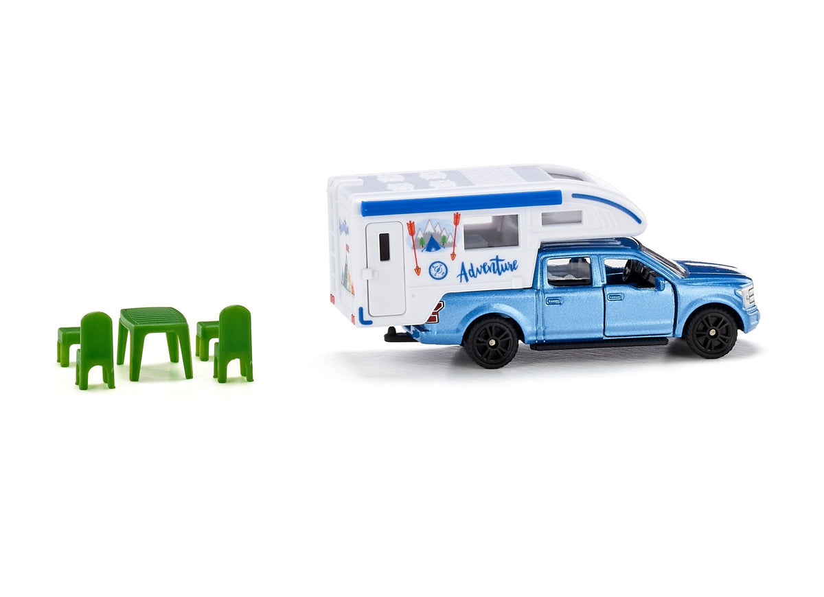 Siku Ford F150 Pick Up Camper-SKU1693-Animal Kingdoms Toy Store