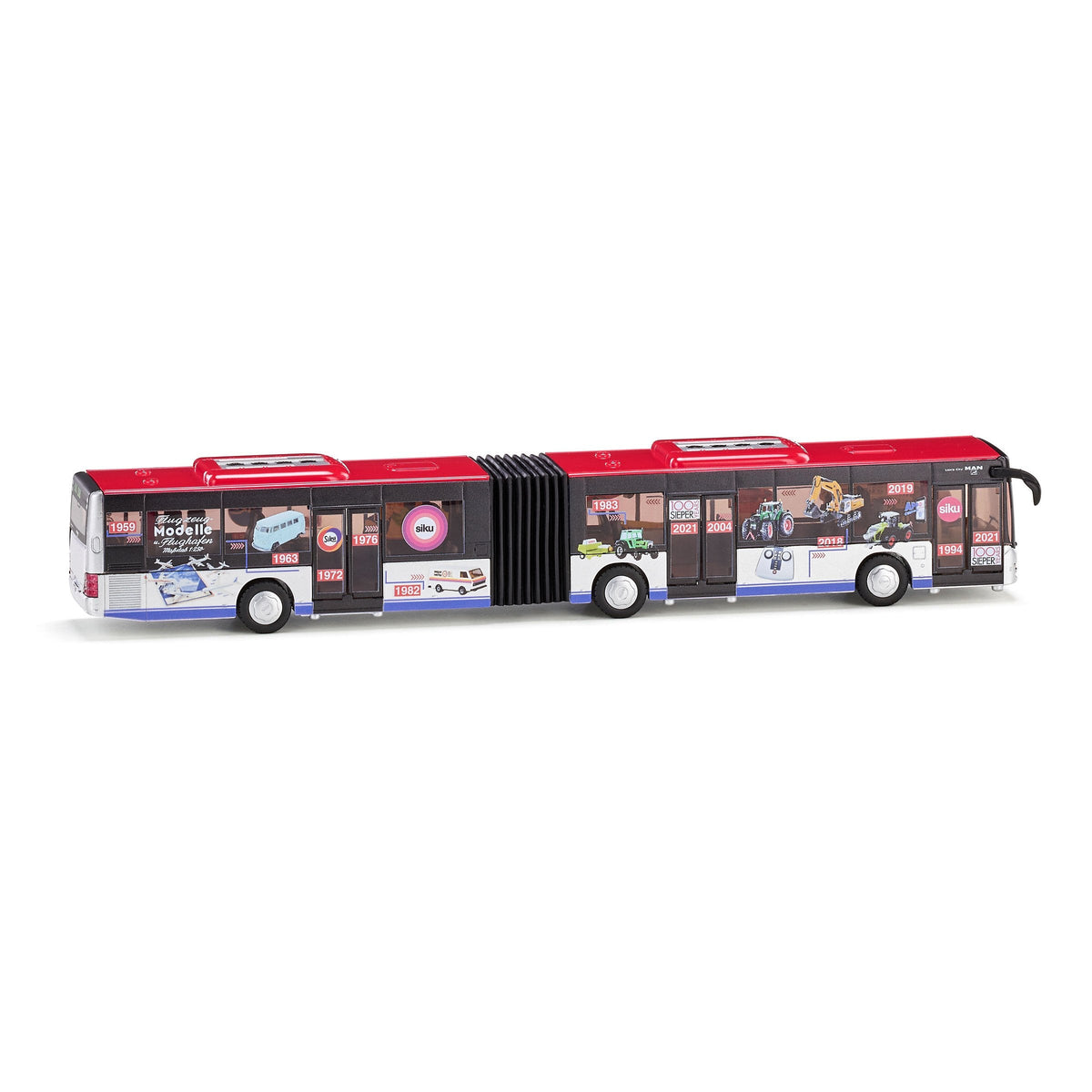 Siku 1:50 MAN Timeline Articulated Bus 100 Year Anniversary Edition-SKU3739-Animal Kingdoms Toy Store
