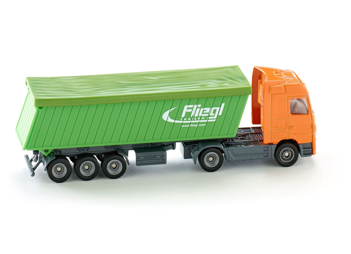 Siku 1:87 Mercedes Actros with Roof Trailer-SKU1796-Animal Kingdoms Toy Store