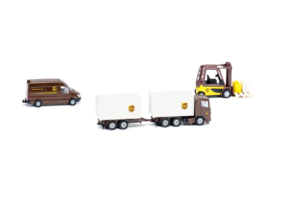Siku 4pc UPS Logistics Set-SKU6324-Animal Kingdoms Toy Store