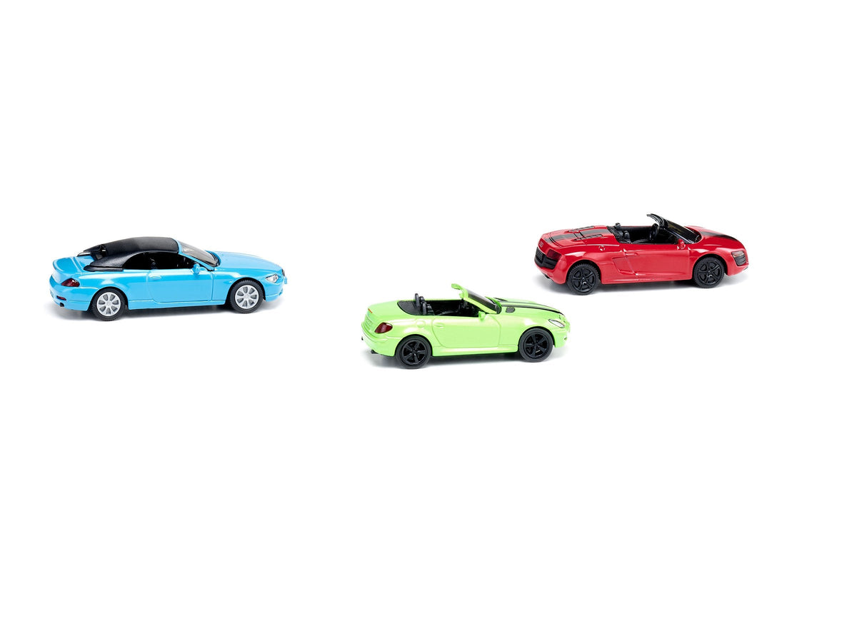 Siku 3pc Convertible Car Set-SKU6314-Animal Kingdoms Toy Store
