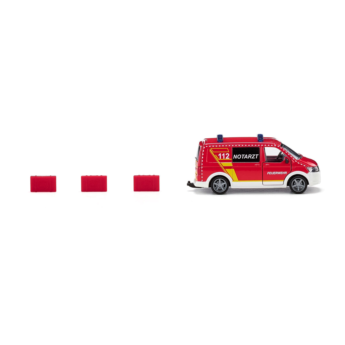 Siku VW T6 Fire Department Emergency Van-2116-Animal Kingdoms Toy Store