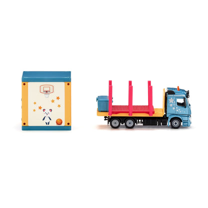 Siku 1:50 Mercedes Actros Prefab House Transporter-SKU3562-Animal Kingdoms Toy Store