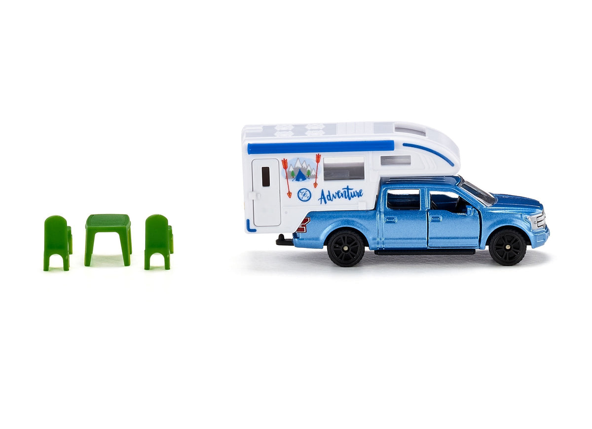 Siku Ford F150 Pick Up Camper-SKU1693-Animal Kingdoms Toy Store