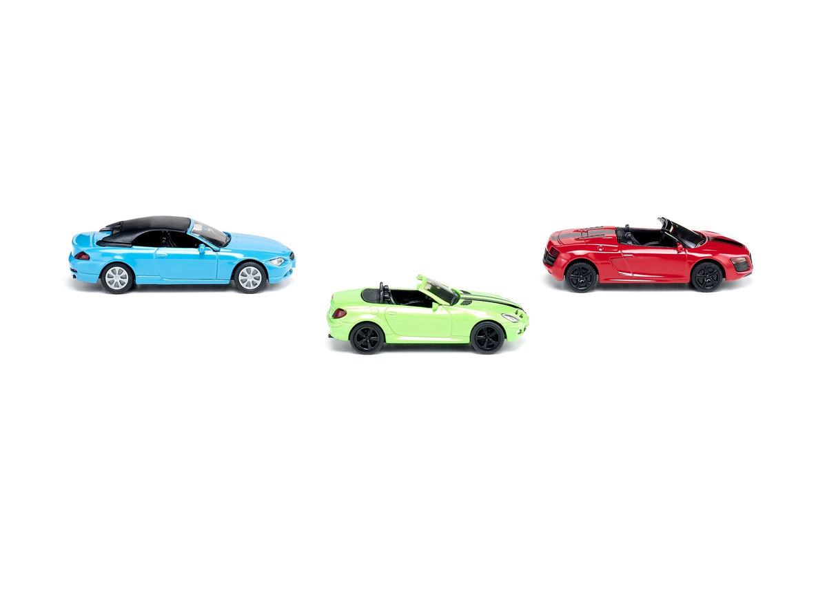Siku 3pc Convertible Car Set-SKU6314-Animal Kingdoms Toy Store