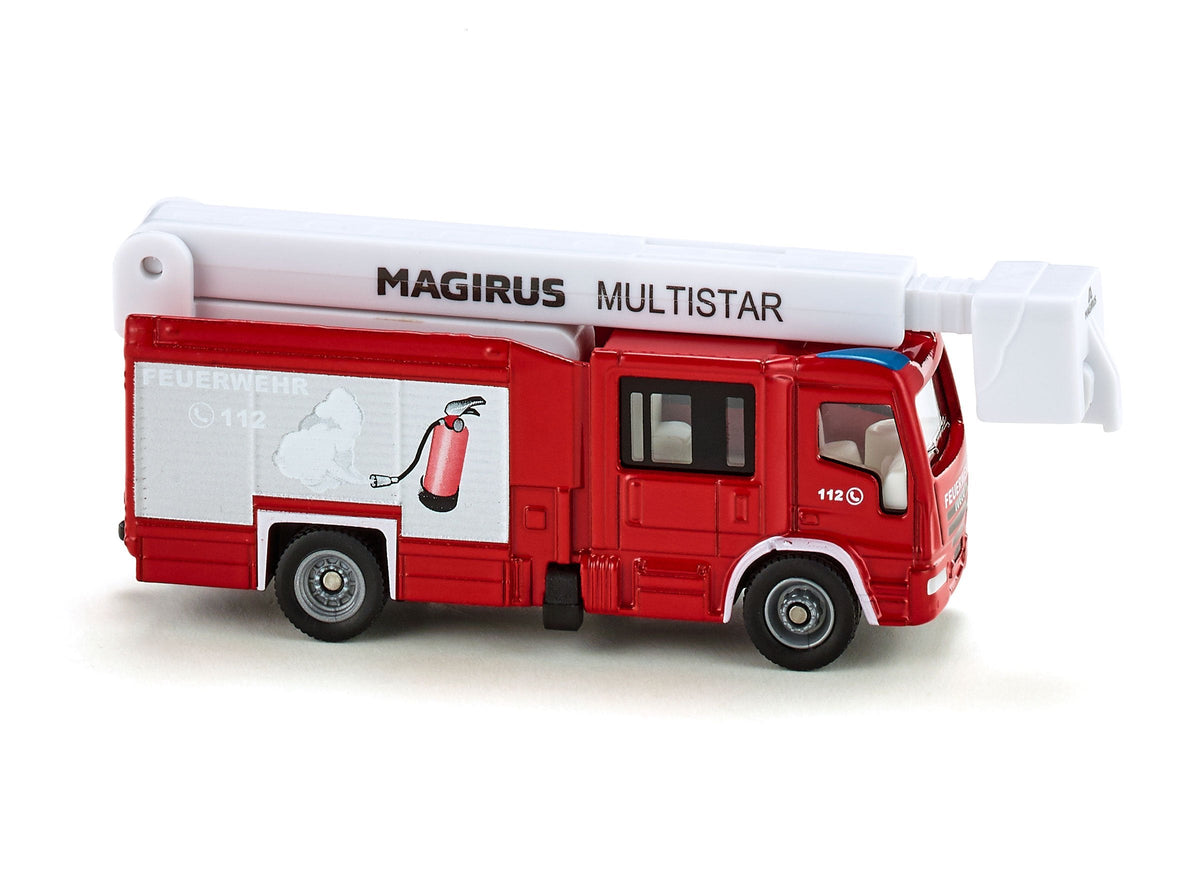 Siku 1:87 Magrius Multistar Fire Truck-SKU1749-Animal Kingdoms Toy Store