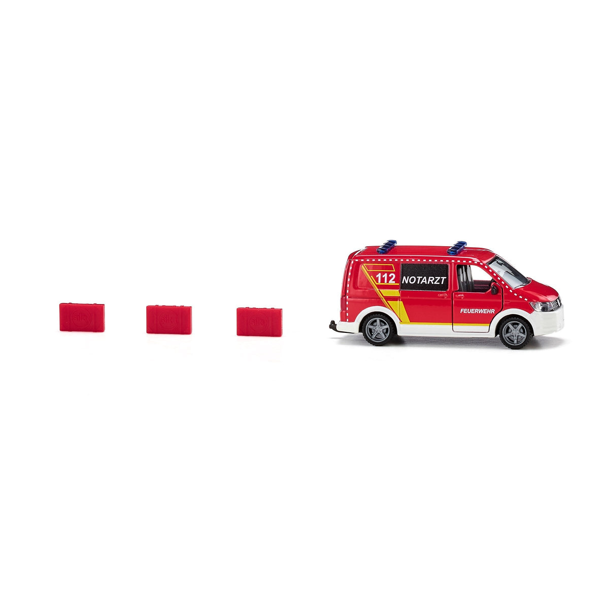 Siku VW T6 Fire Department Emergency Van-2116-Animal Kingdoms Toy Store