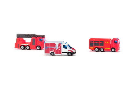 Siku 3 Piece Fire Emergency Set-SKU6326-Animal Kingdoms Toy Store