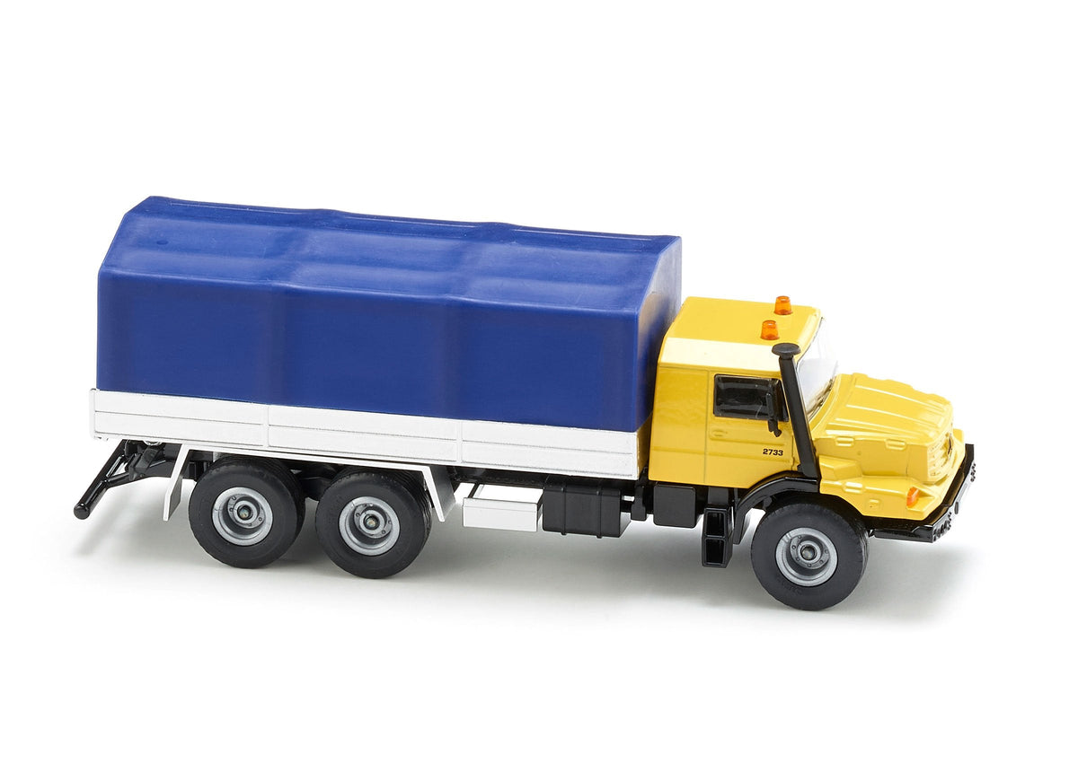 Siku 1:50 Mercedes Zetros with Covered Tray-SKU3547-Animal Kingdoms Toy Store