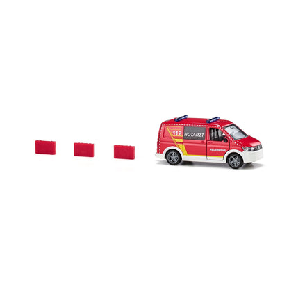 Siku VW T6 Fire Department Emergency Van-2116-Animal Kingdoms Toy Store