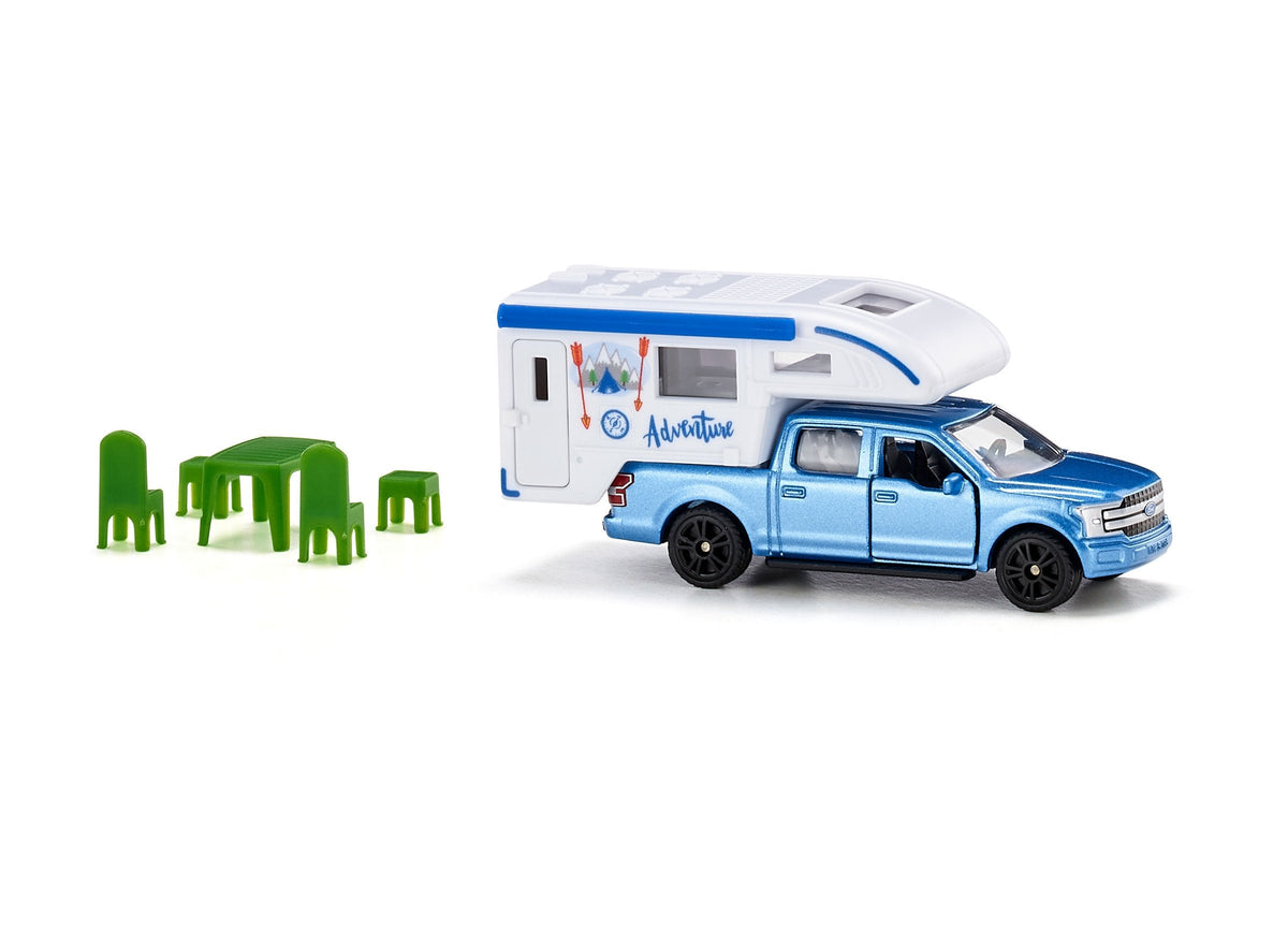 Siku Ford F150 Pick Up Camper-SKU1693-Animal Kingdoms Toy Store