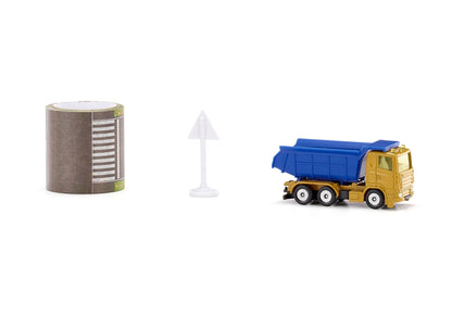 Siku Dump Truck With 5m Road Tape-SKU1600-Animal Kingdoms Toy Store