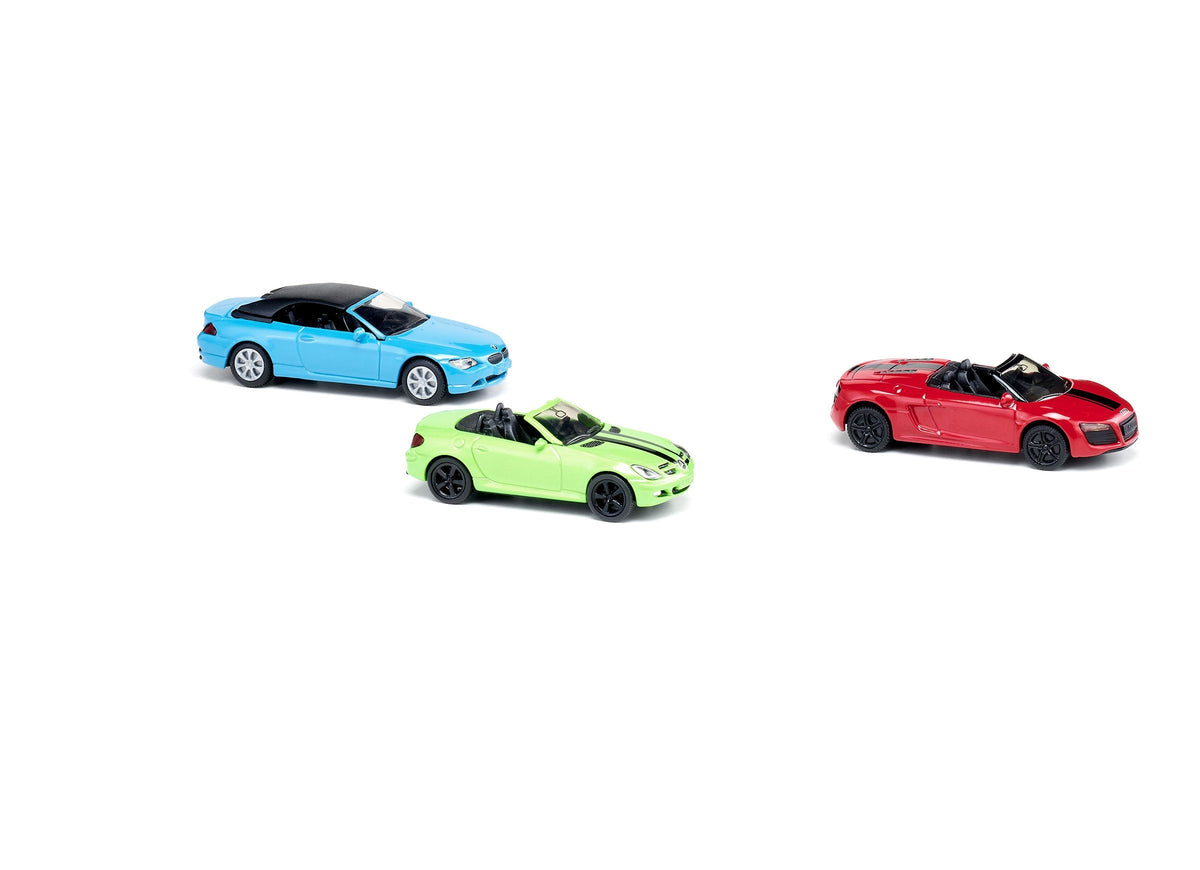 Siku 3pc Convertible Car Set-SKU6314-Animal Kingdoms Toy Store