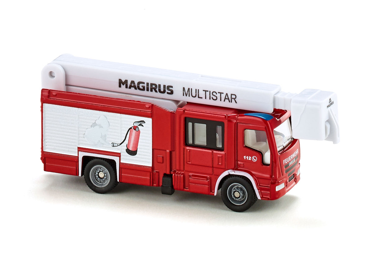 Siku 1:87 Magrius Multistar Fire Truck-SKU1749-Animal Kingdoms Toy Store