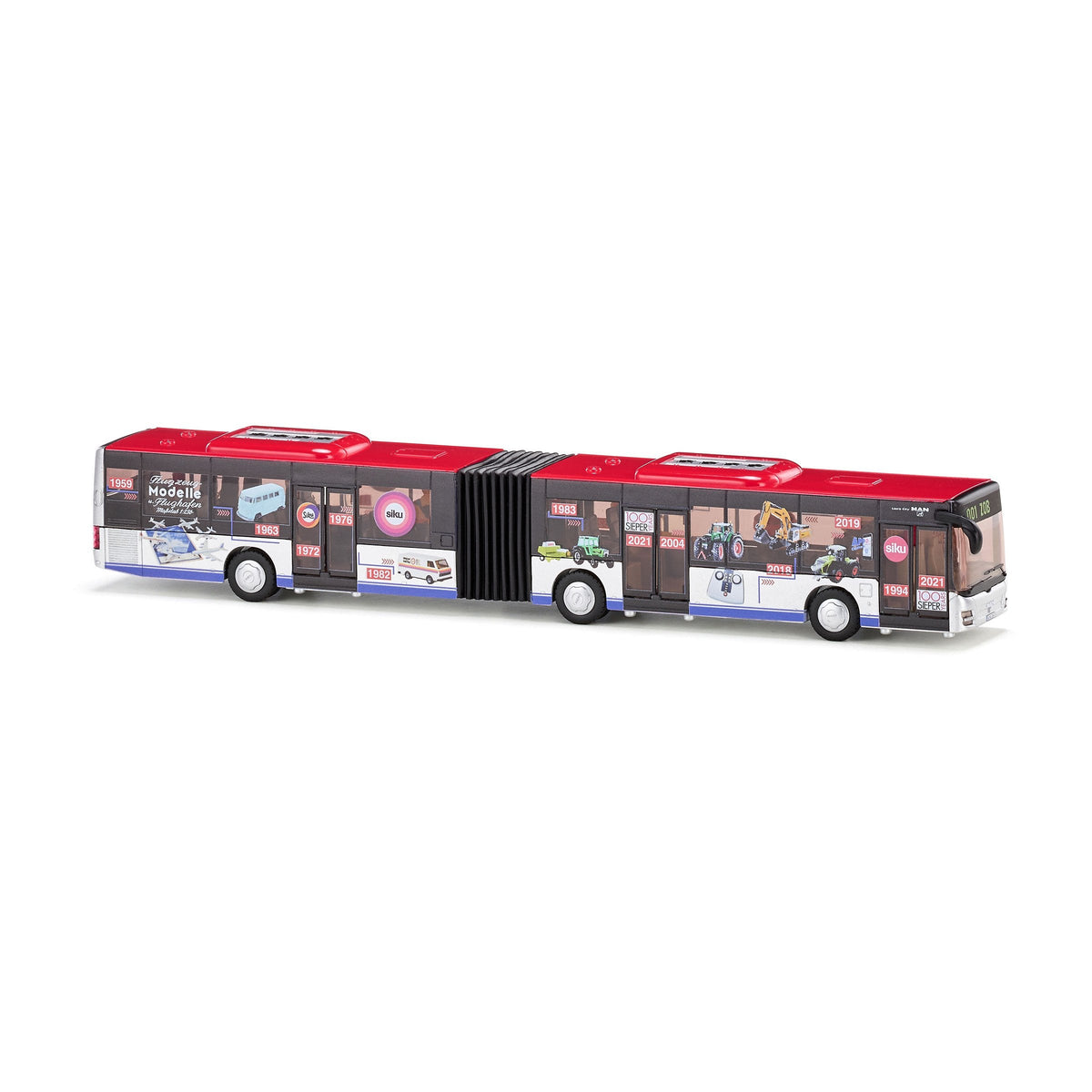 Siku 1:50 MAN Timeline Articulated Bus 100 Year Anniversary Edition-SKU3739-Animal Kingdoms Toy Store