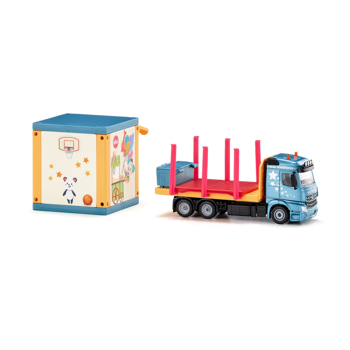 Siku 1:50 Mercedes Actros Prefab House Transporter-SKU3562-Animal Kingdoms Toy Store