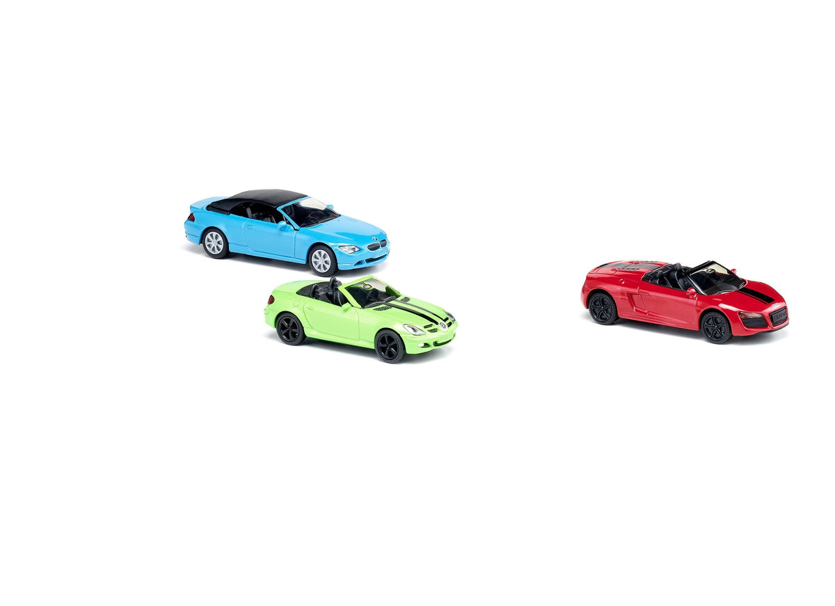 Siku 3pc Convertible Car Set-SKU6314-Animal Kingdoms Toy Store