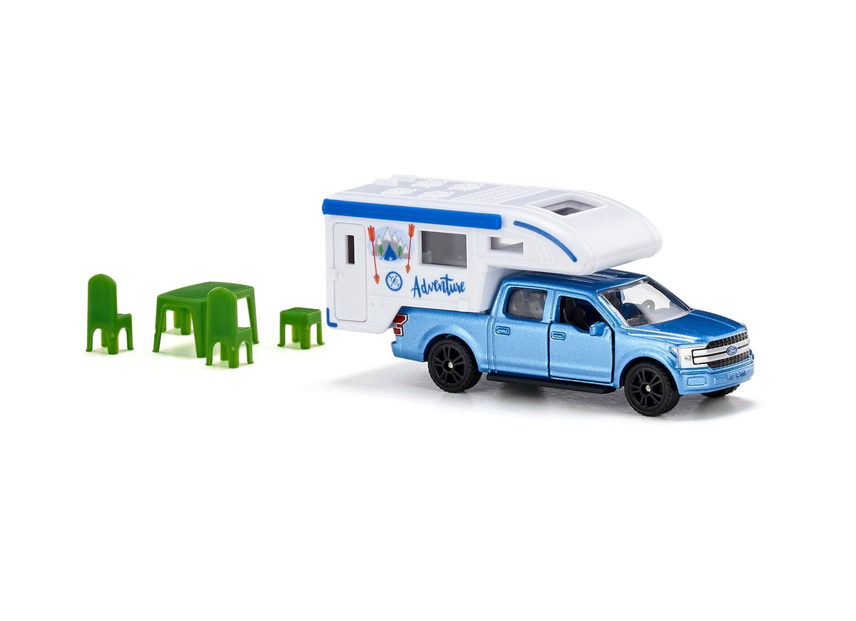 Siku Ford F150 Pick Up Camper-SKU1693-Animal Kingdoms Toy Store