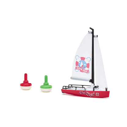 Siku Sailboat With Two Bouys-SKU1752-Animal Kingdoms Toy Store