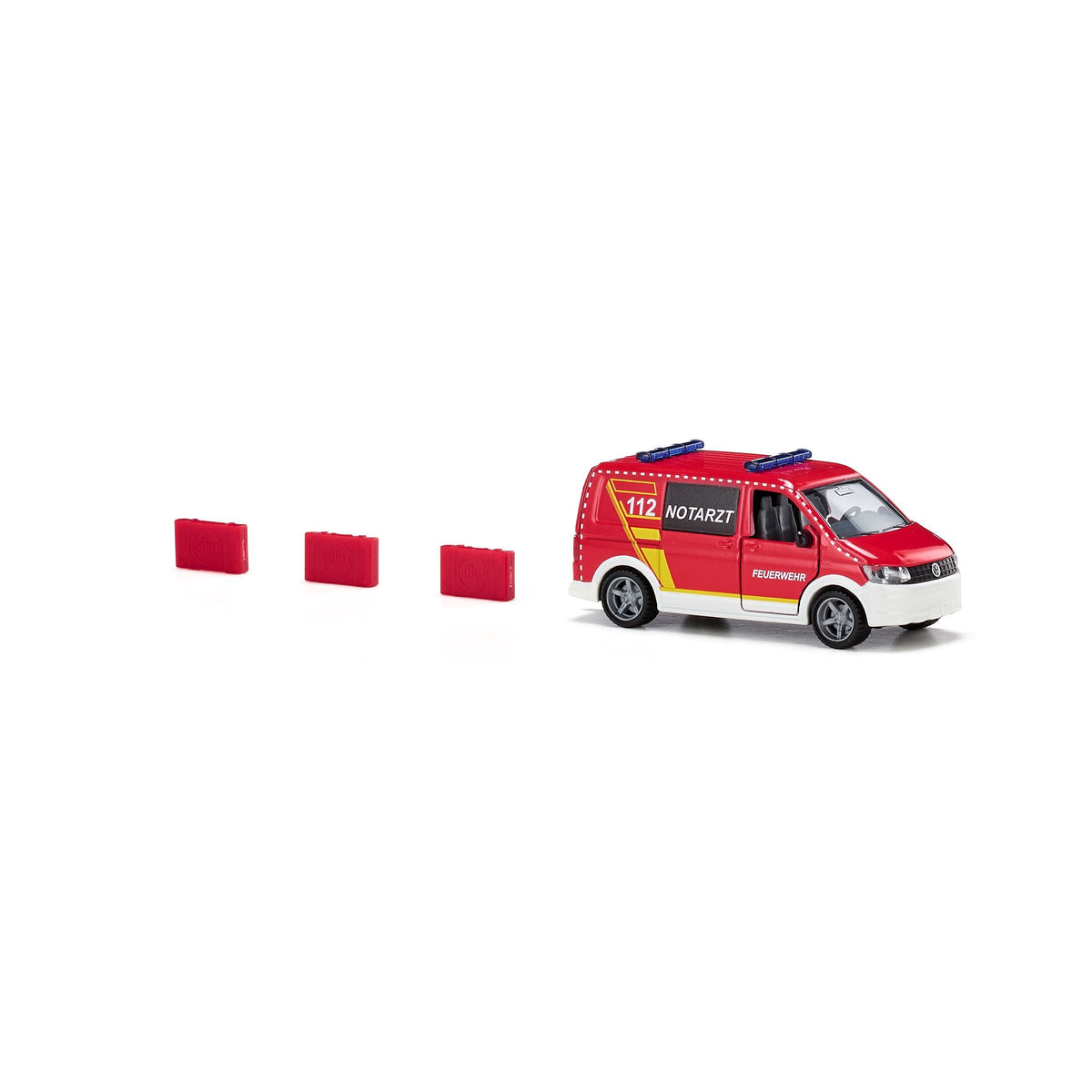 Siku VW T6 Fire Department Emergency Van-2116-Animal Kingdoms Toy Store