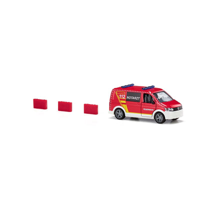 Siku VW T6 Fire Department Emergency Van-2116-Animal Kingdoms Toy Store