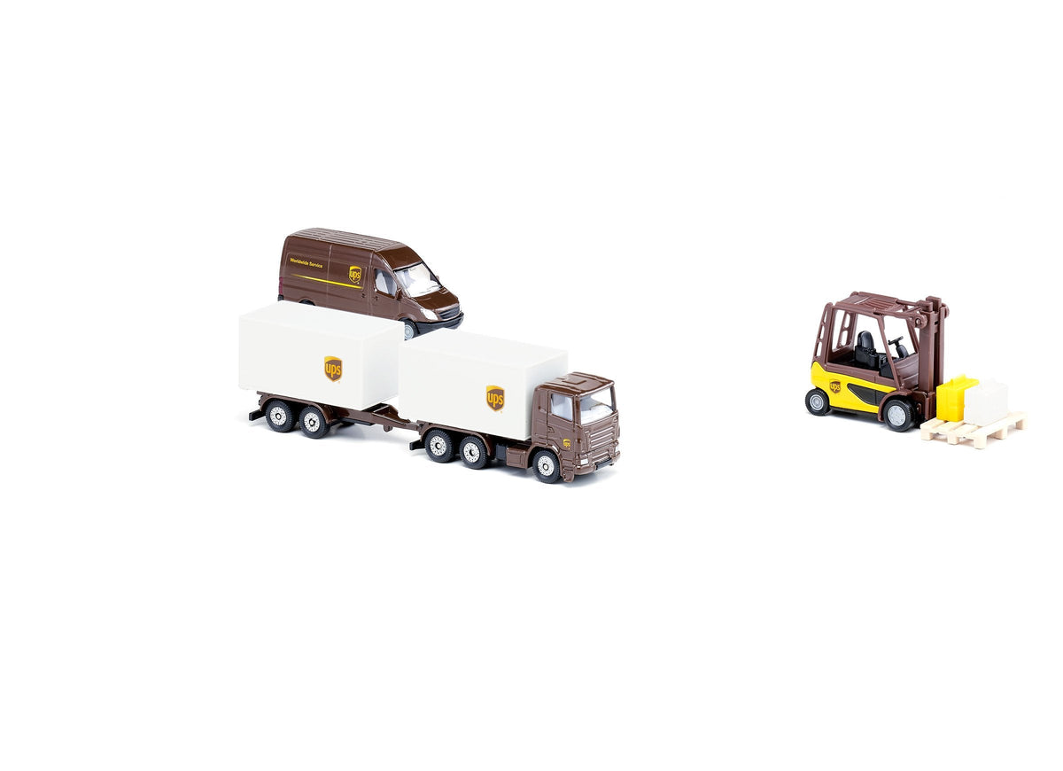 Siku 4pc UPS Logistics Set-SKU6324-Animal Kingdoms Toy Store