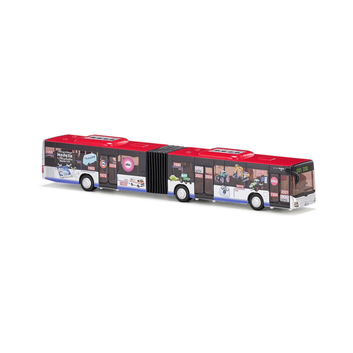 Siku 1:50 MAN Timeline Articulated Bus 100 Year Anniversary Edition-SKU3739-Animal Kingdoms Toy Store