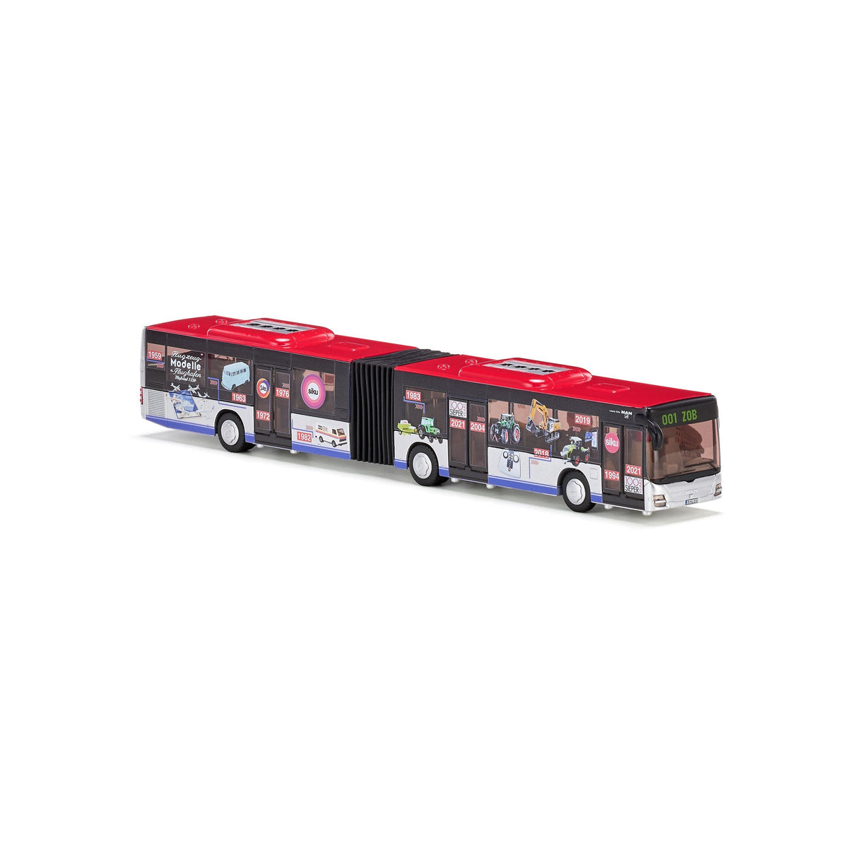 Siku 1:50 MAN Timeline Articulated Bus 100 Year Anniversary Edition-SKU3739-Animal Kingdoms Toy Store